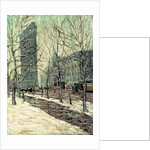 The Flatiron Building, New York, c.1903-05 by Ernest Lawson