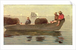 Three Boys in a Dory, 1873 by Winslow Homer