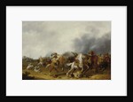 A cavalry skirmish, 1634 by Palamedes Palamedesz