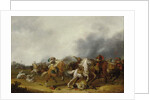 A cavalry skirmish, 1634 by Palamedes Palamedesz