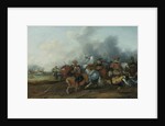A cavalry skirmish, 1632 by Palamedes Palamedesz