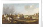 A cavalry skirmish by Palamedes Palamedesz