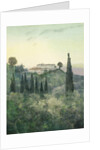 Villa Bocklin, Fiesole, 1897 by Carl Ernest von Stetten
