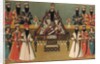 Fath 'Ali Shah and his immediate courtiers, c.1815 by Iranian School