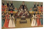 Fath 'Ali Shah and his immediate courtiers, c.1815 by Iranian School