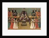 Fath 'Ali Shah and his immediate courtiers, c.1815 by Iranian School