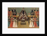 Fath 'Ali Shah and his immediate courtiers, c.1815 by Iranian School