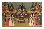 Fath 'Ali Shah and his immediate courtiers, c.1815 by Iranian School