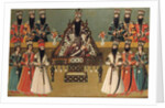 Fath 'Ali Shah and his immediate courtiers, c.1815 by Iranian School