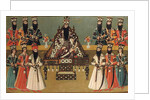 Fath 'Ali Shah and his immediate courtiers, c.1815 by Iranian School