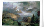 Index Peak, Yellowstone National Park, 1914 by Thomas Moran