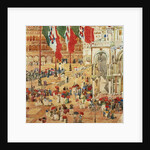 The Piazza of St. Marks, Venice by Maurice Brazil Prendergast