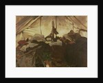 Inside a Tent in the Canadian Rockies, 1916 by John Singer Sargent