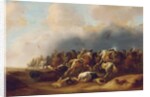 A cavalry engagement by Palamedes Palamedesz