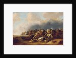 A cavalry engagement by Palamedes Palamedesz
