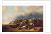 A cavalry engagement by Palamedes Palamedesz