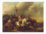 A cavalry engagement by Palamedes Palamedesz