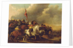 A cavalry engagement by Palamedes Palamedesz