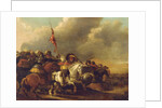 A cavalry engagement by Palamedes Palamedesz