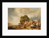 A cavalry skirmish by Palamedes Palamedesz