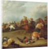 A cavalry battle by Palamedes Palamedesz