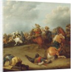 A cavalry battle by Palamedes Palamedesz