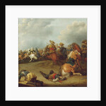 A cavalry battle by Palamedes Palamedesz