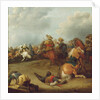 A cavalry battle by Palamedes Palamedesz