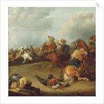 A cavalry battle by Palamedes Palamedesz