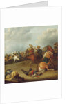 A cavalry battle by Palamedes Palamedesz
