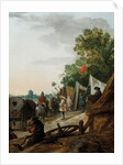 A military encampment by Palamedes Palamedesz