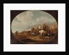 A cavalry skirmish by Jan Martszen de Jonge