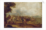 A cavalry engagement by Palamedes Palamedesz