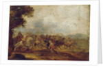 A cavalry engagement by Palamedes Palamedesz