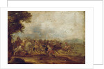 A cavalry engagement by Palamedes Palamedesz