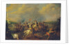 A cavalry skirmish by Palamedes Palamedesz