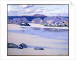 Low tide, Iona, looking towards the Dutchman's Cap, Lunga by Francis Campbell Boileau Cadell
