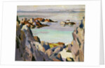 Staffa and Rhum from Iona by Francis Campbell Boileau Cadell