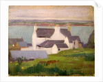 The Artist's Studio, Iona, from St. Columba Hotel by Francis Campbell Boileau Cadell
