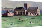 Iona Abbey from the northwest by Francis Campbell Boileau Cadell