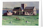 Iona Abbey from the northwest by Francis Campbell Boileau Cadell