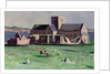 Iona Abbey from the northwest by Francis Campbell Boileau Cadell