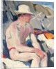 Bather in a white hat by Francis Campbell Boileau Cadell