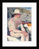 Bather in a white hat by Francis Campbell Boileau Cadell