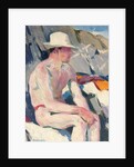Bather in a white hat by Francis Campbell Boileau Cadell