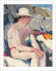 Bather in a white hat by Francis Campbell Boileau Cadell