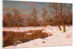 A November Evening by Ivan Fedorovich Choultse