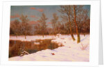 A November Evening by Ivan Fedorovich Choultse