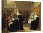 The Convent Choir, 1865 by Jean or Jehan Georges Vibert