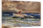 Rowing at Prout's Neck, 1887 by Winslow Homer